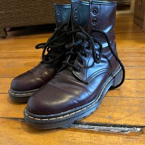 Dr. Martens Women's Oxblood Lace-Up Boots